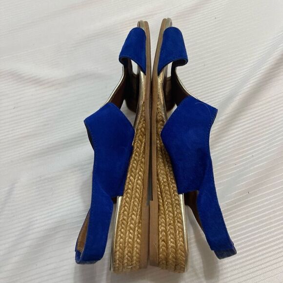 Eric Michael Blue Green Sandals Size 38 US 7 - Picture 7 of 9